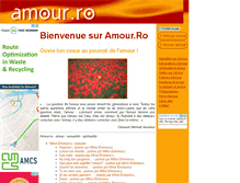 Tablet Screenshot of amour.ro
